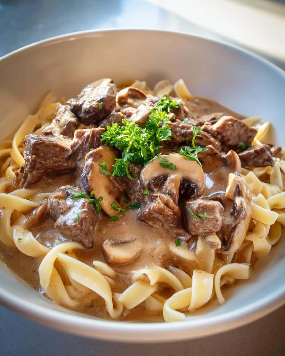 Beef Stroganoff - detail 1