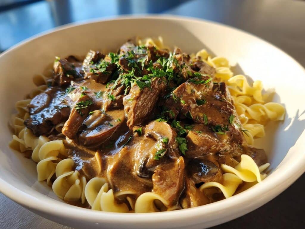 Beef Stroganoff