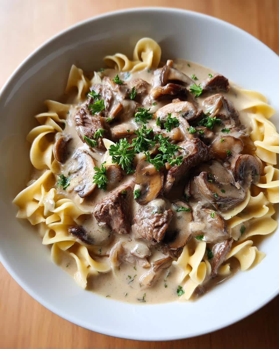 Beef Stroganoff - detail 3