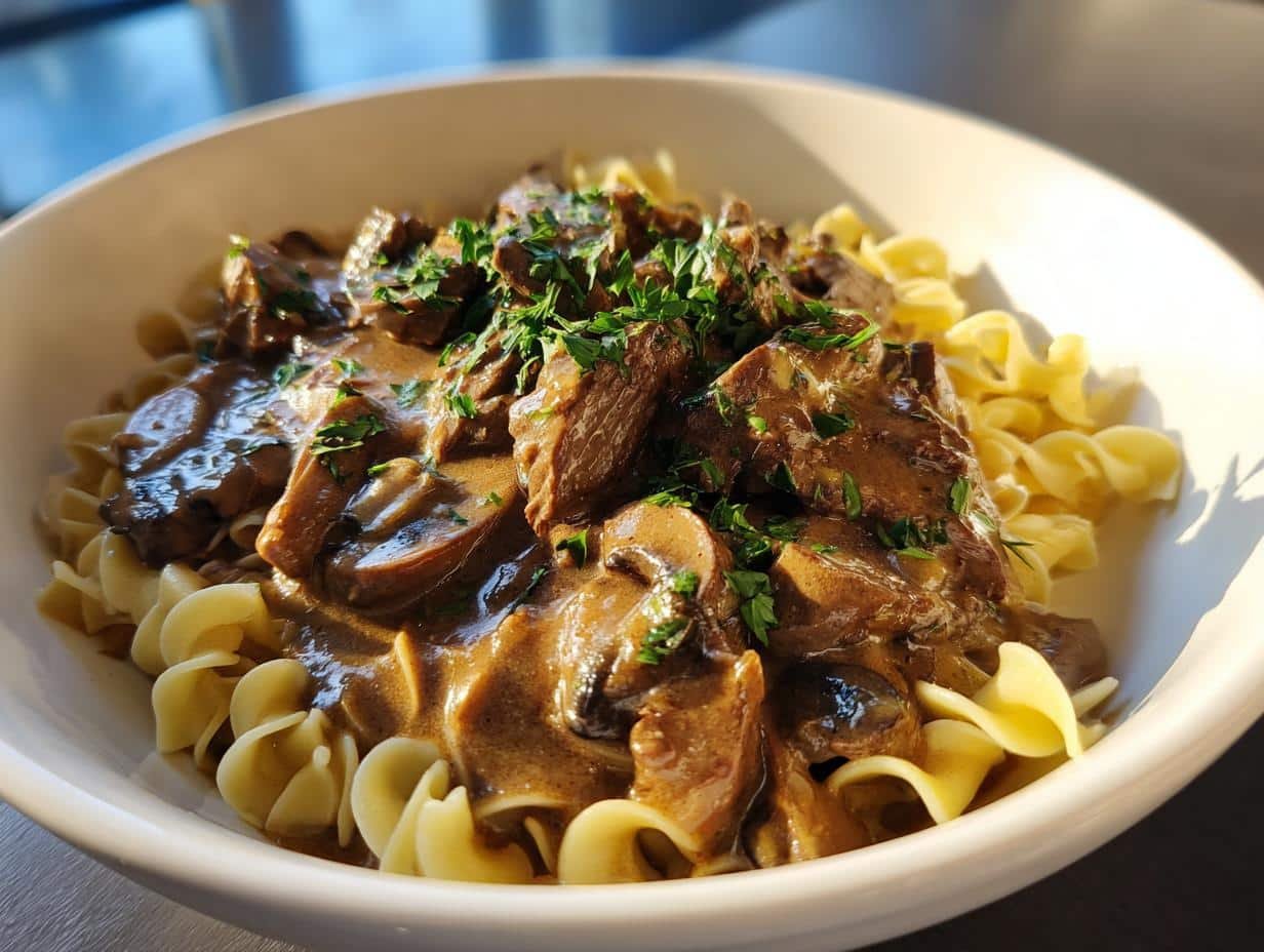 Beef Stroganoff