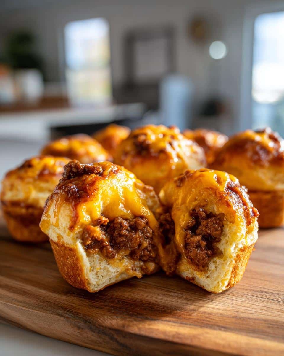 Cheesy Beef Biscuit Bombs - detail 3