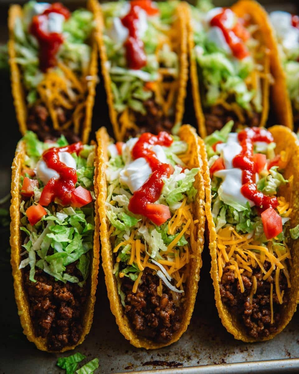 Cheesy Oven-Baked Tacos - detail 1