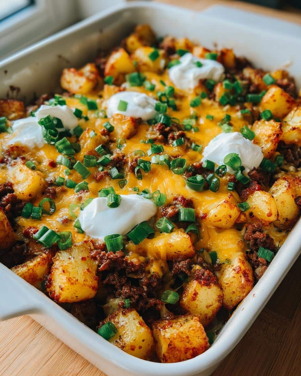 Cheesy Taco Potatoes - detail 1