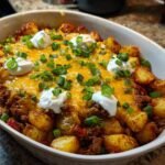 Cheesy Taco Potatoes