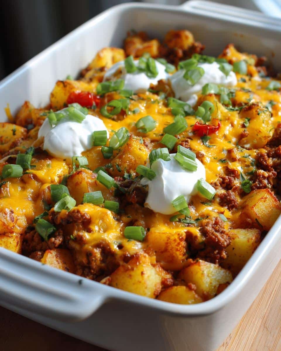 Cheesy Taco Potatoes - detail 2