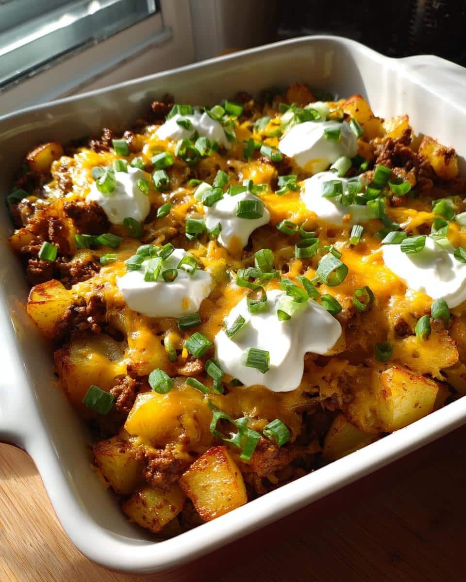 Cheesy Taco Potatoes - detail 3