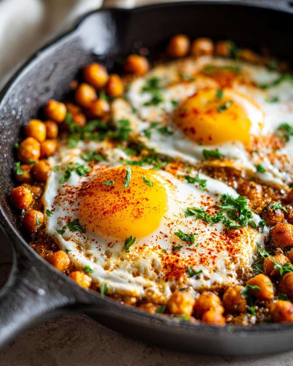 Chickpea Fried Eggs - detail 1