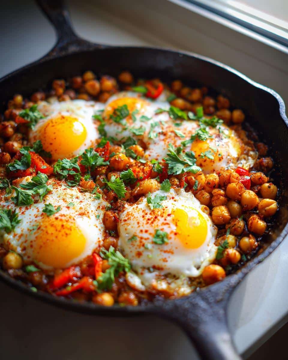 Chickpea Fried Eggs - detail 2