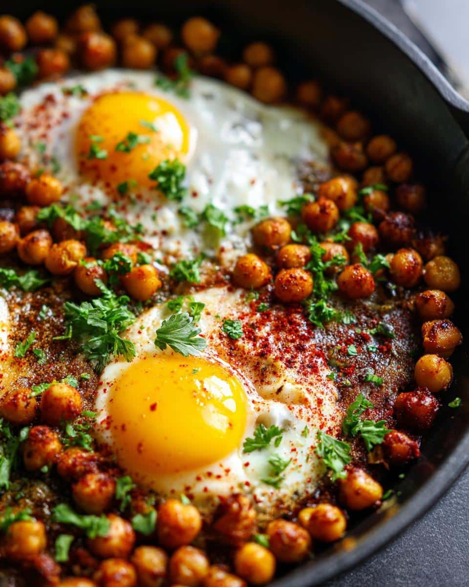 Chickpea Fried Eggs - detail 3
