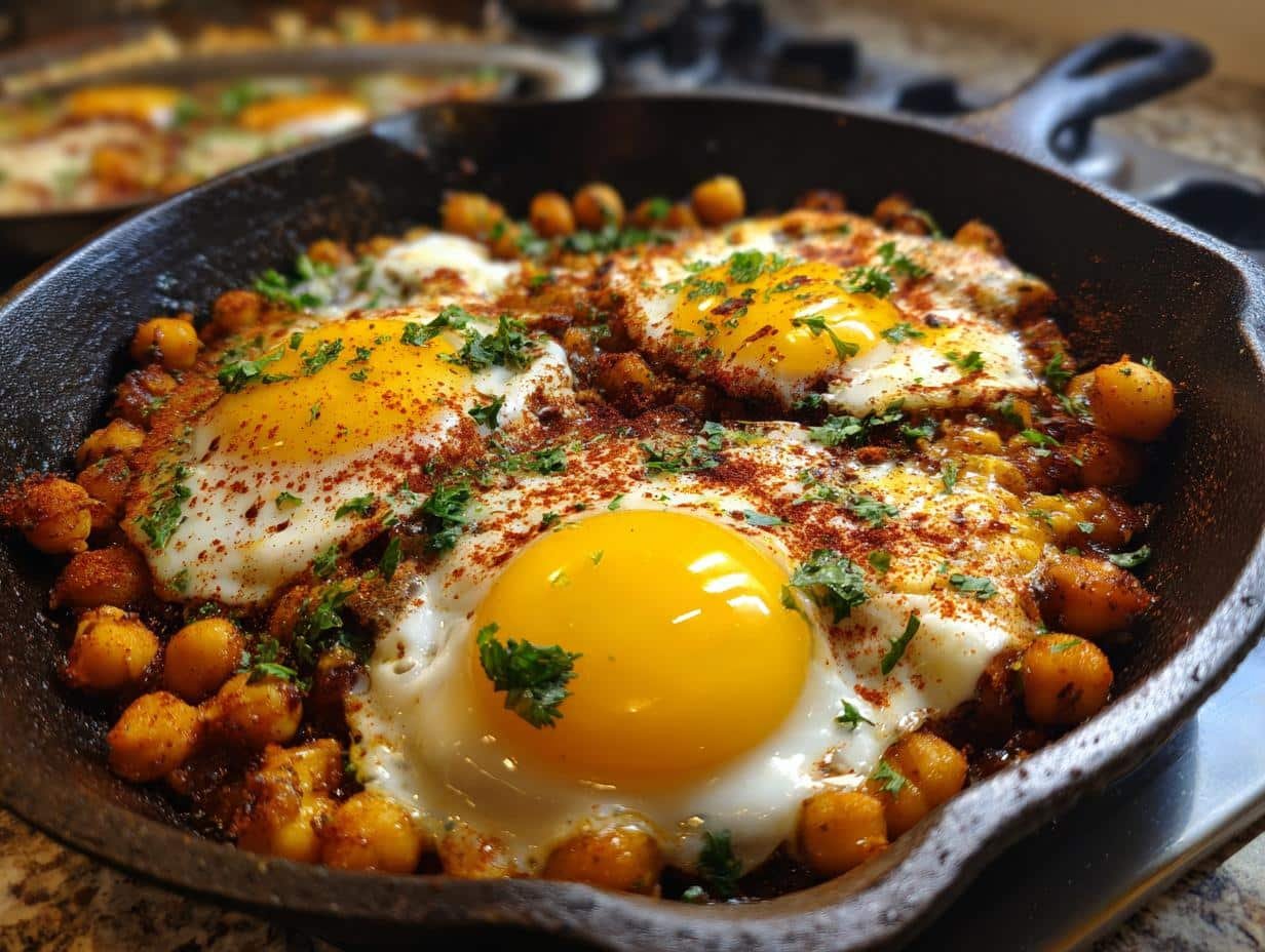 Chickpea Fried Eggs