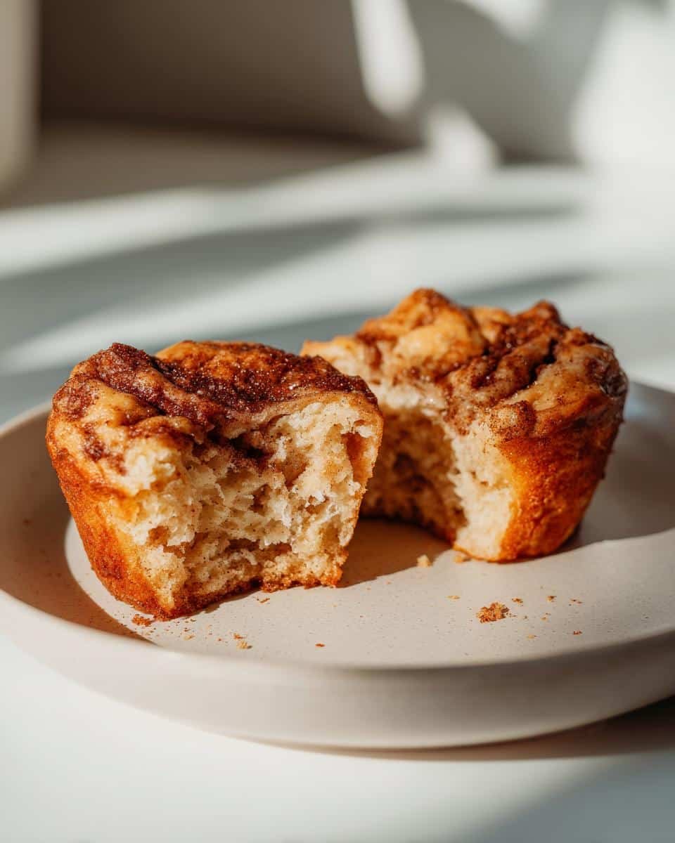 Cinnamon Roll Protein Muffins - detail 2