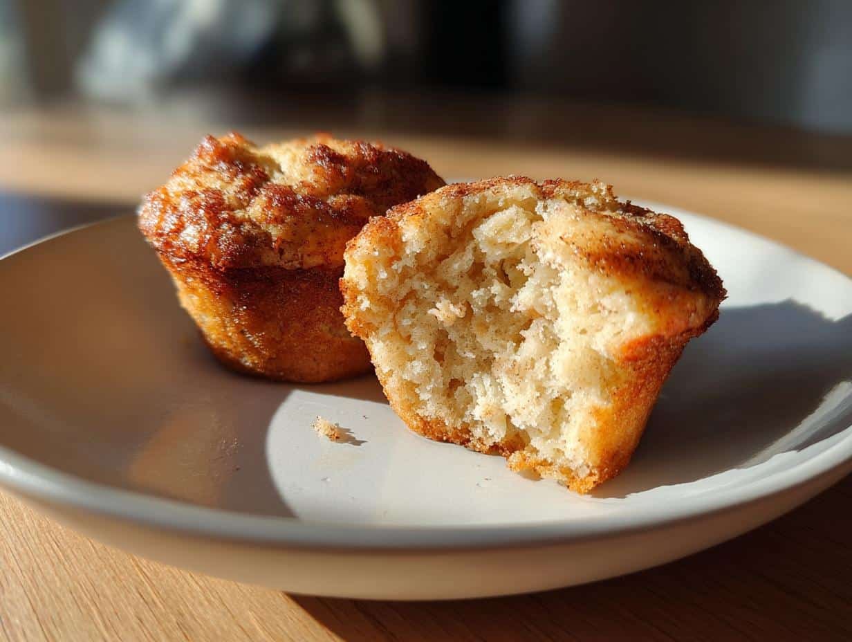 Cinnamon Roll Protein Muffins