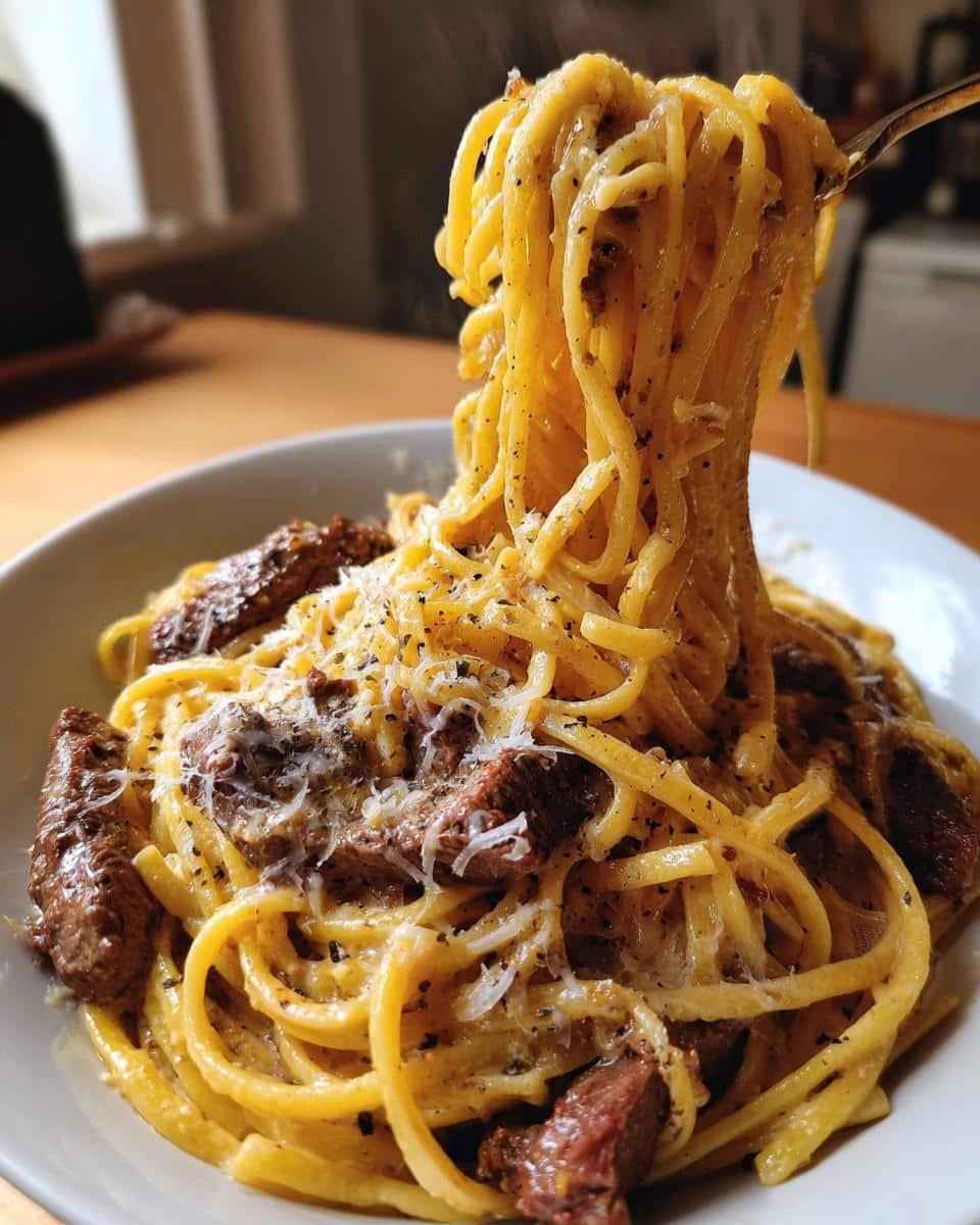 Creamy Beef Pasta - detail 2