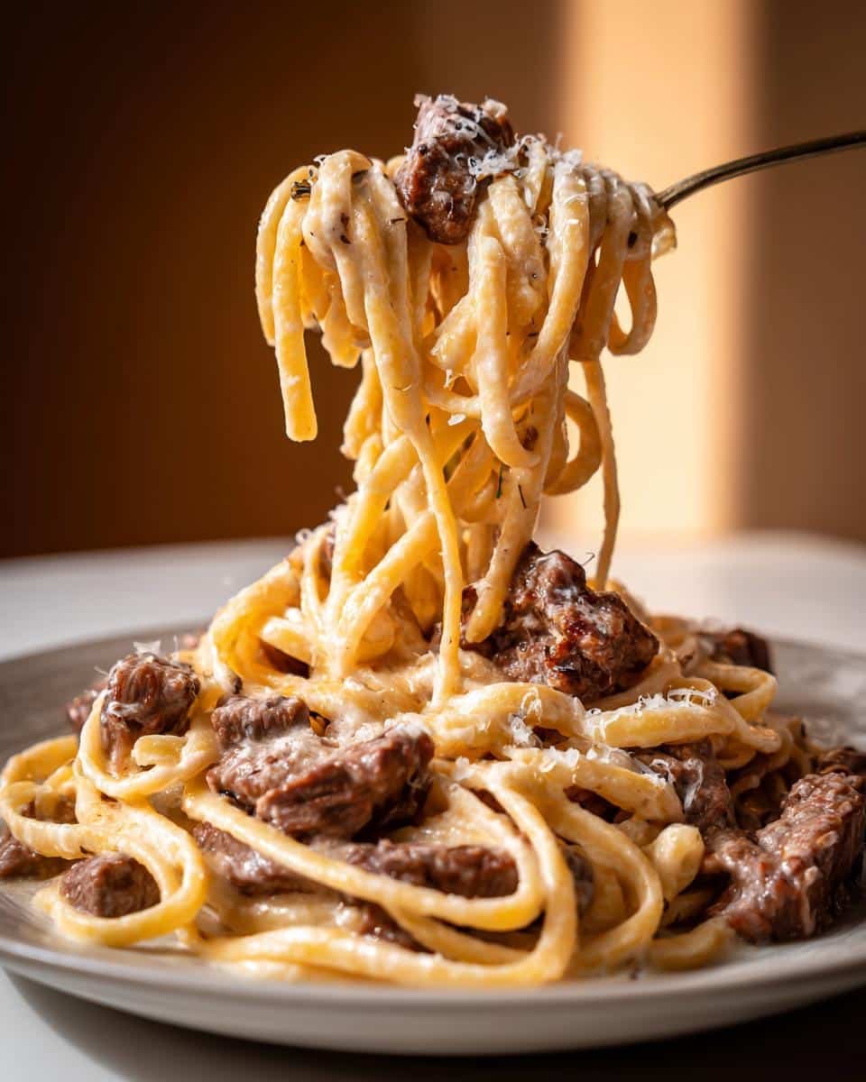 Creamy Beef Pasta - detail 3