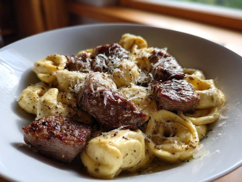 Garlic Steak Tortellini