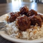 Korean BBQ Meatball Rice