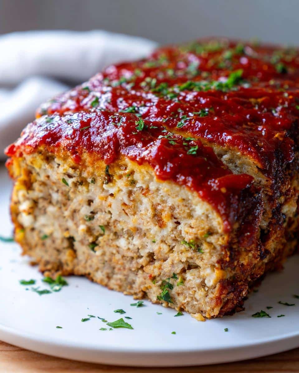Parmesan Chicken Meatloaf - detail 2