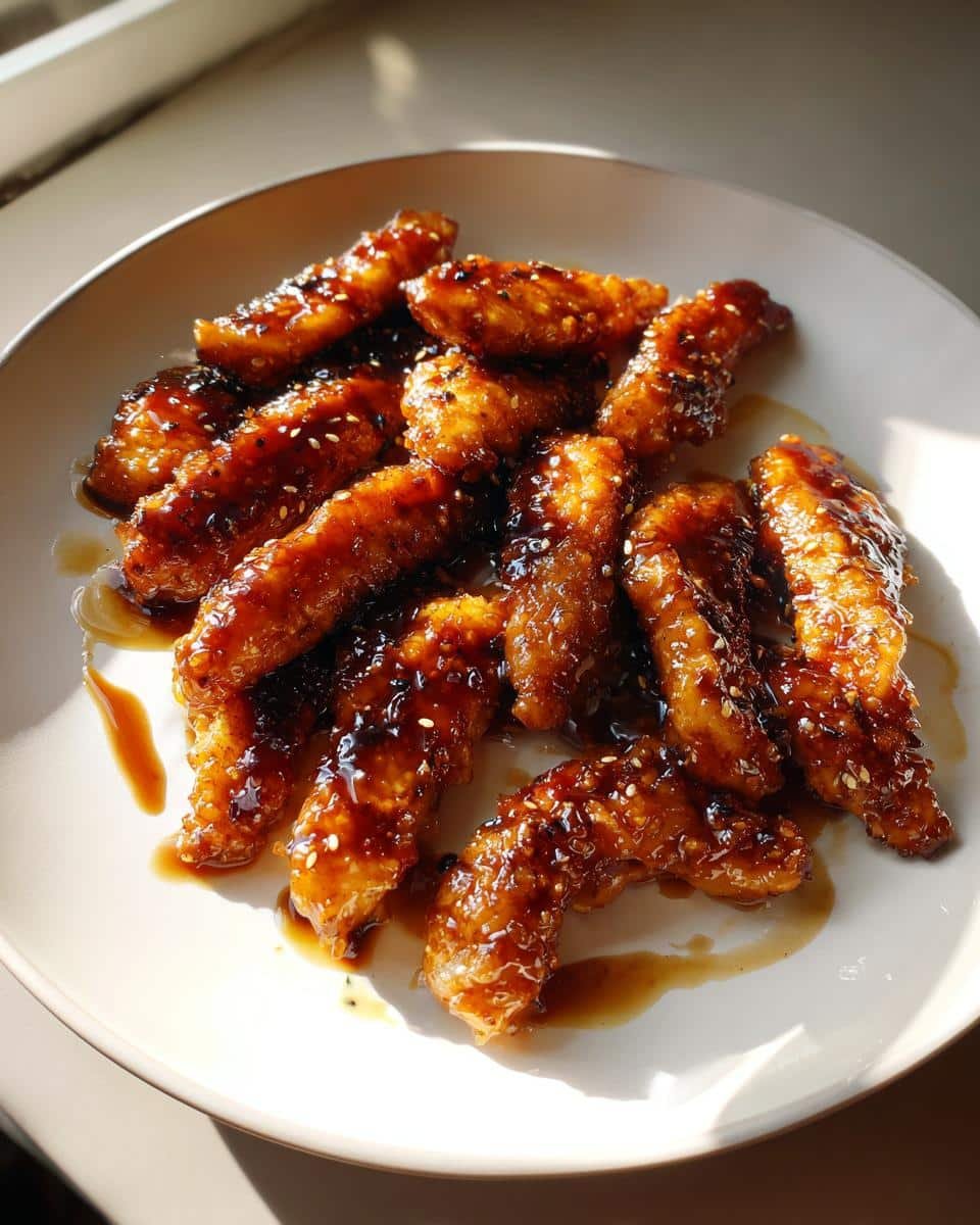 healthy sticky chicken - detail 1