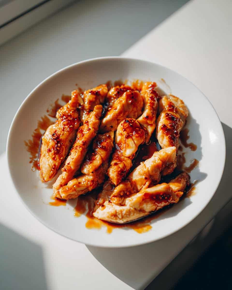 healthy sticky chicken - detail 3